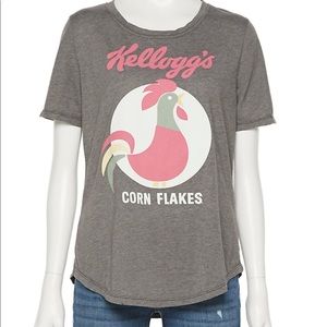 Kellogg’s Corn Flakes Vintage Tee with Rooster Logo Juniors 2XL